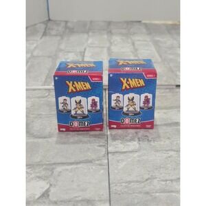 2 Pack Domez‎ X-MEN Series 1 Mystery Domed Mini Figures Blind Box  - E8D